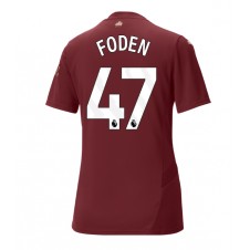 Manchester City Phil Foden #47 Tredjedrakt Kvinner 2024-25 Kortermet